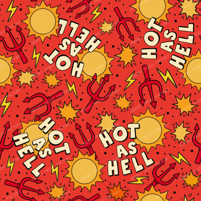 Hot a  Hell Sunshine and Pitchfork  Red