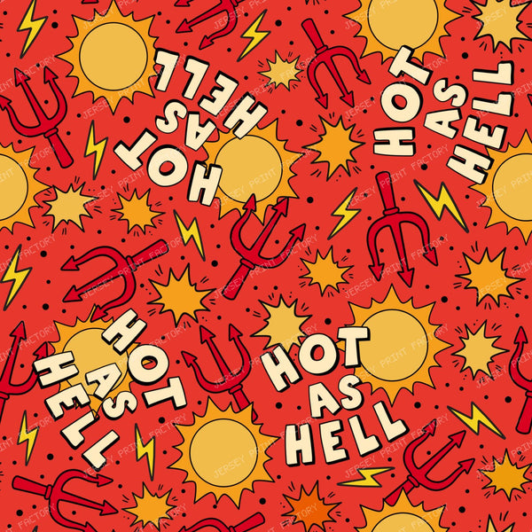 Hot a  Hell Sunshine and Pitchfork  Red