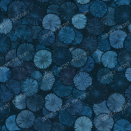 Sea Animal Blue Geometric
