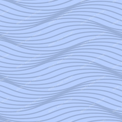 Rippled Flowing Billowy Subtle Wave - Light Blue