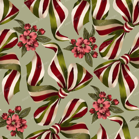 Ribbon Blossoms — Olive