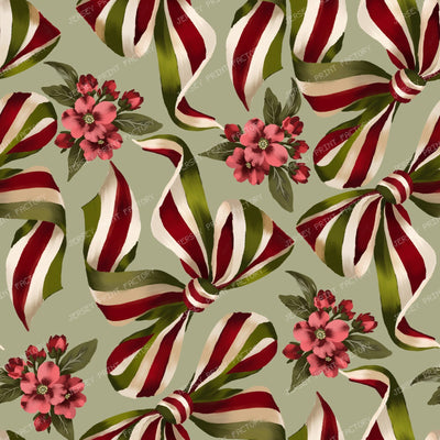 Ribbon Blossoms — Olive