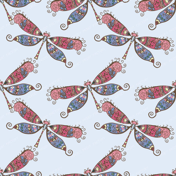 Dragonfly Pattern, Colorful Dragonflies, Insects