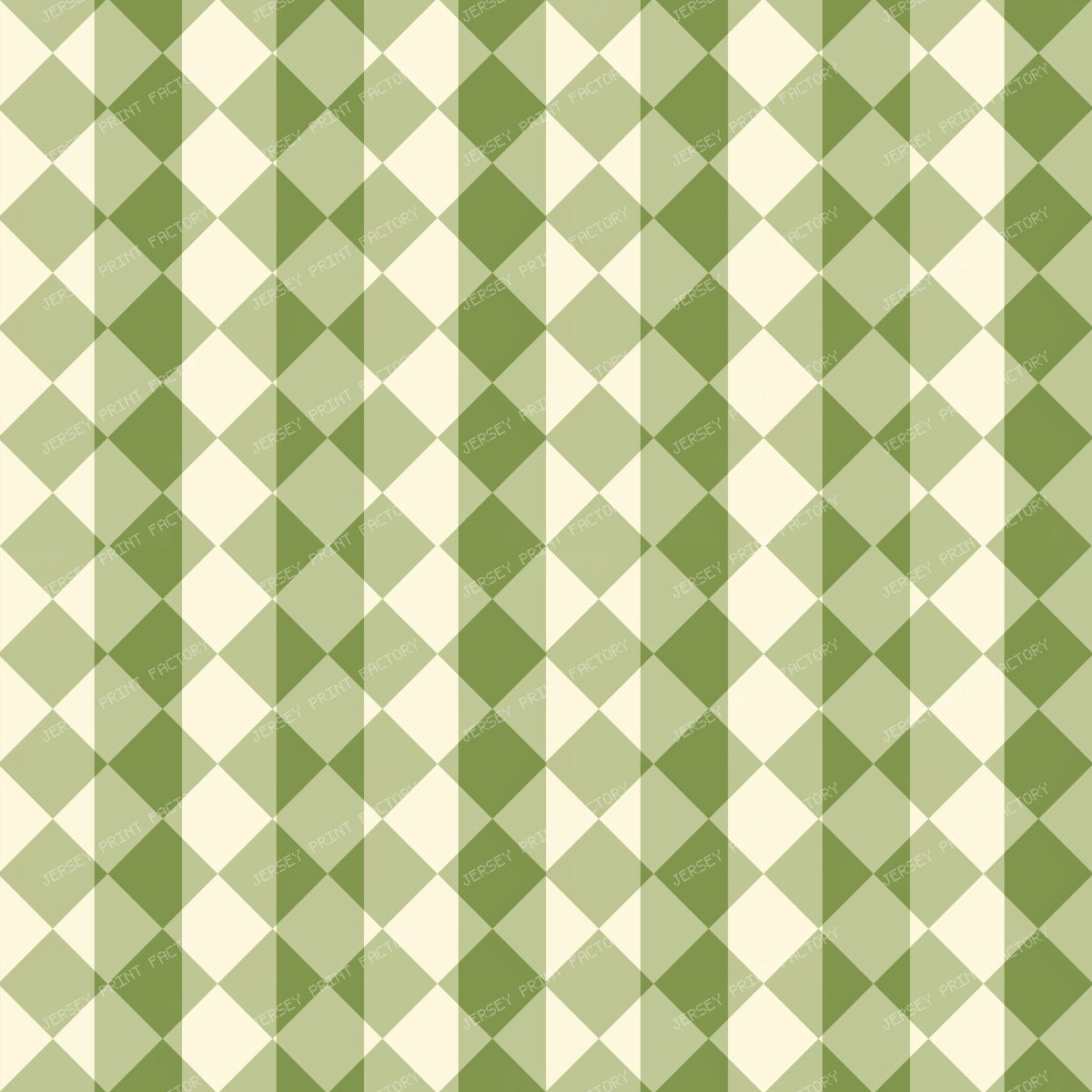 Moss And Beige Grid