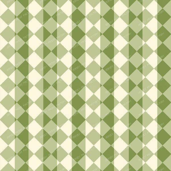 Moss And Beige Grid