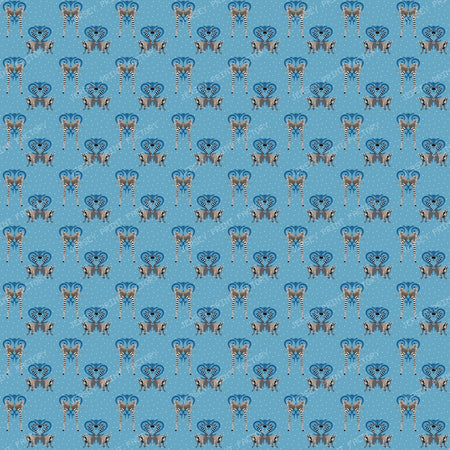 Lemurs in Love in Blue