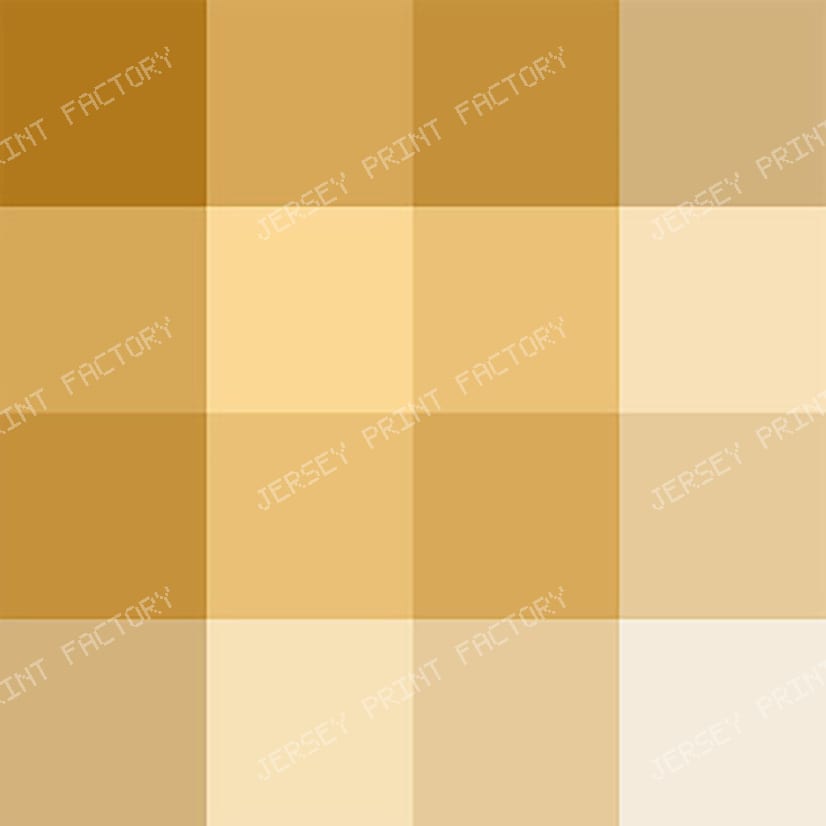 Gingham checks in mustards and ocre tones