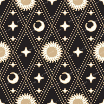 Astro-Harlequin Diamond Light - Midnight Hearth — Solar Corona