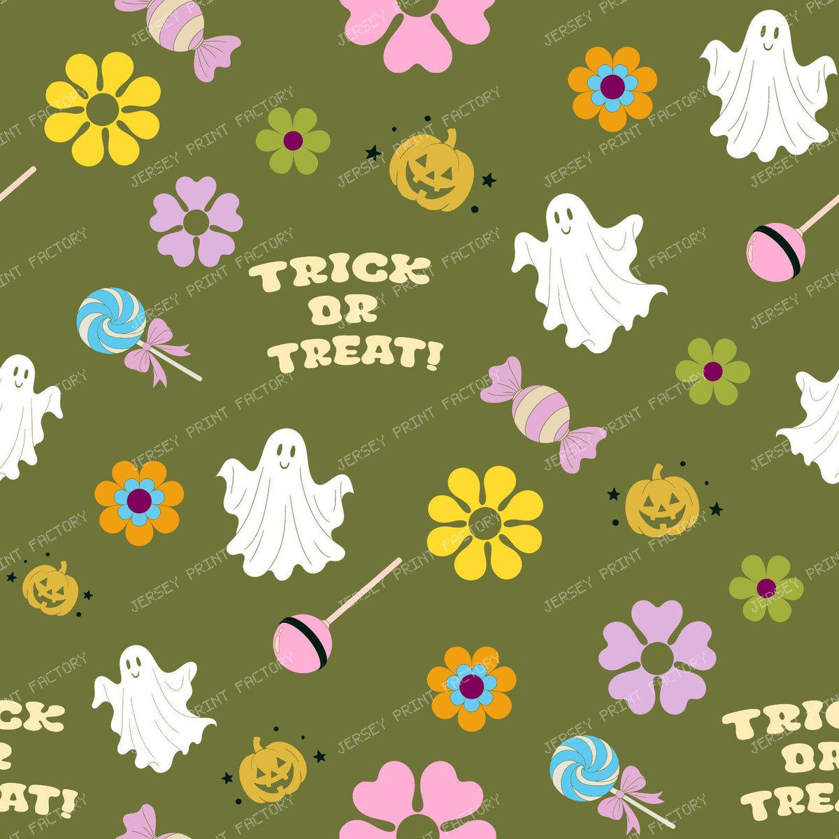 Halloween Party — Olive background
