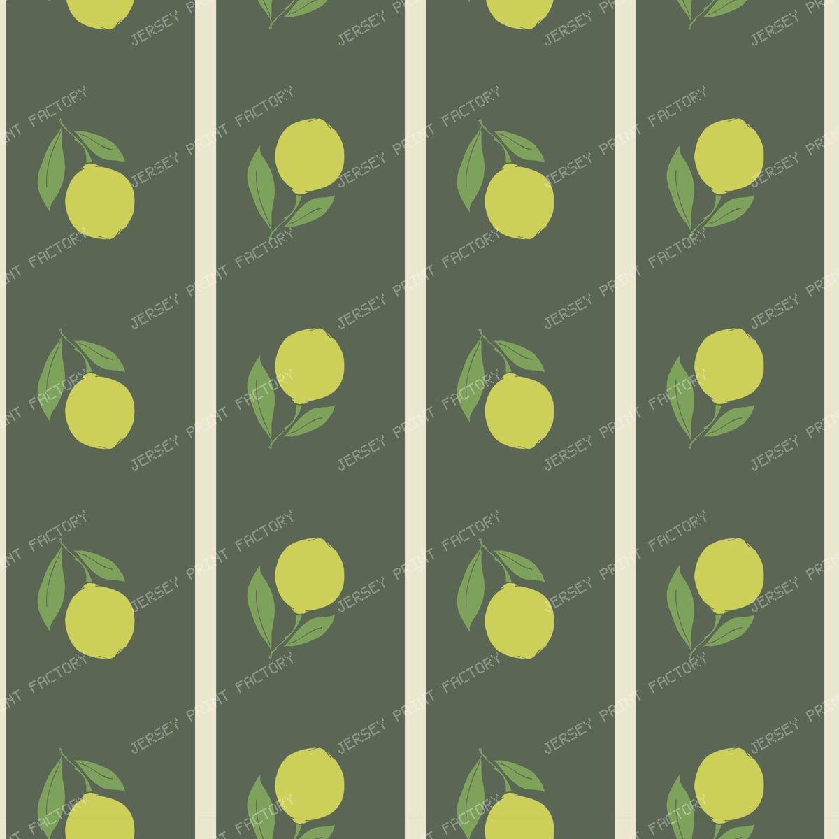 Mediterranean Lime Stripes - Medium