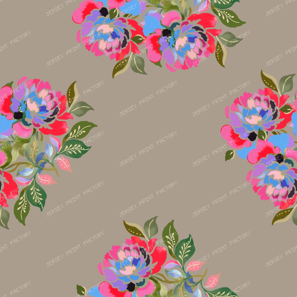 Vintage Rose Floral Pattern