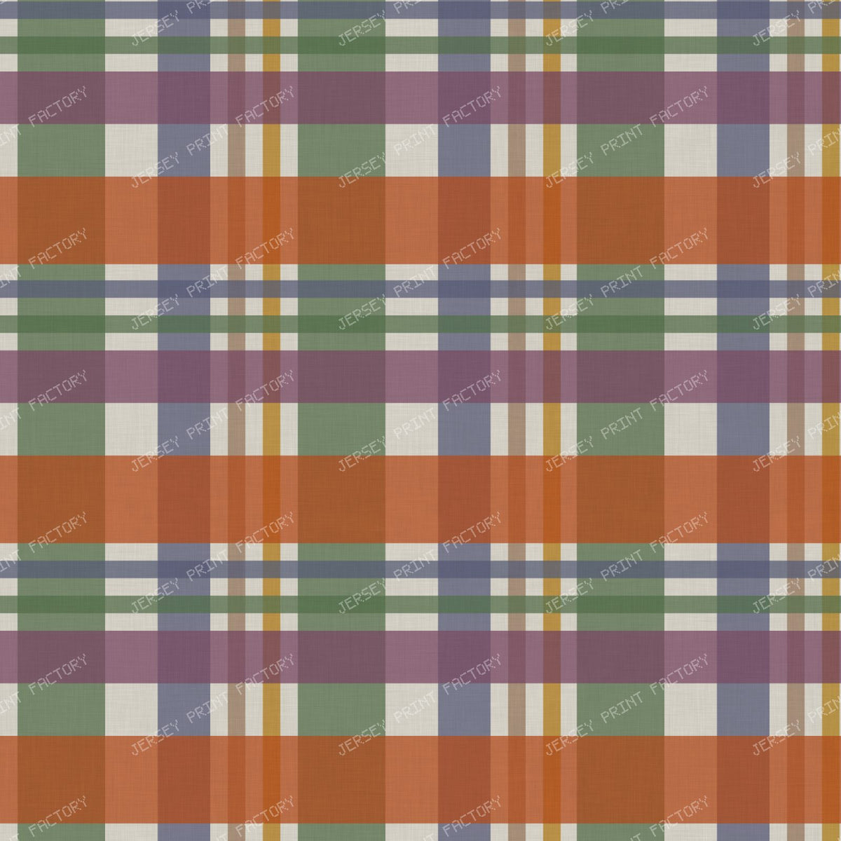 Fall Linen Plaid — Woodland Fireside
