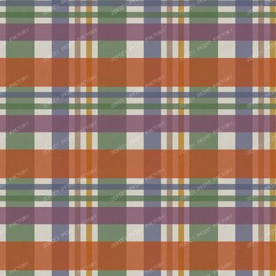 Fall Linen Plaid — Woodland Fireside