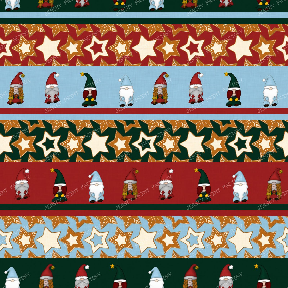 Cabin Retreat Nordic Gnome Stripes