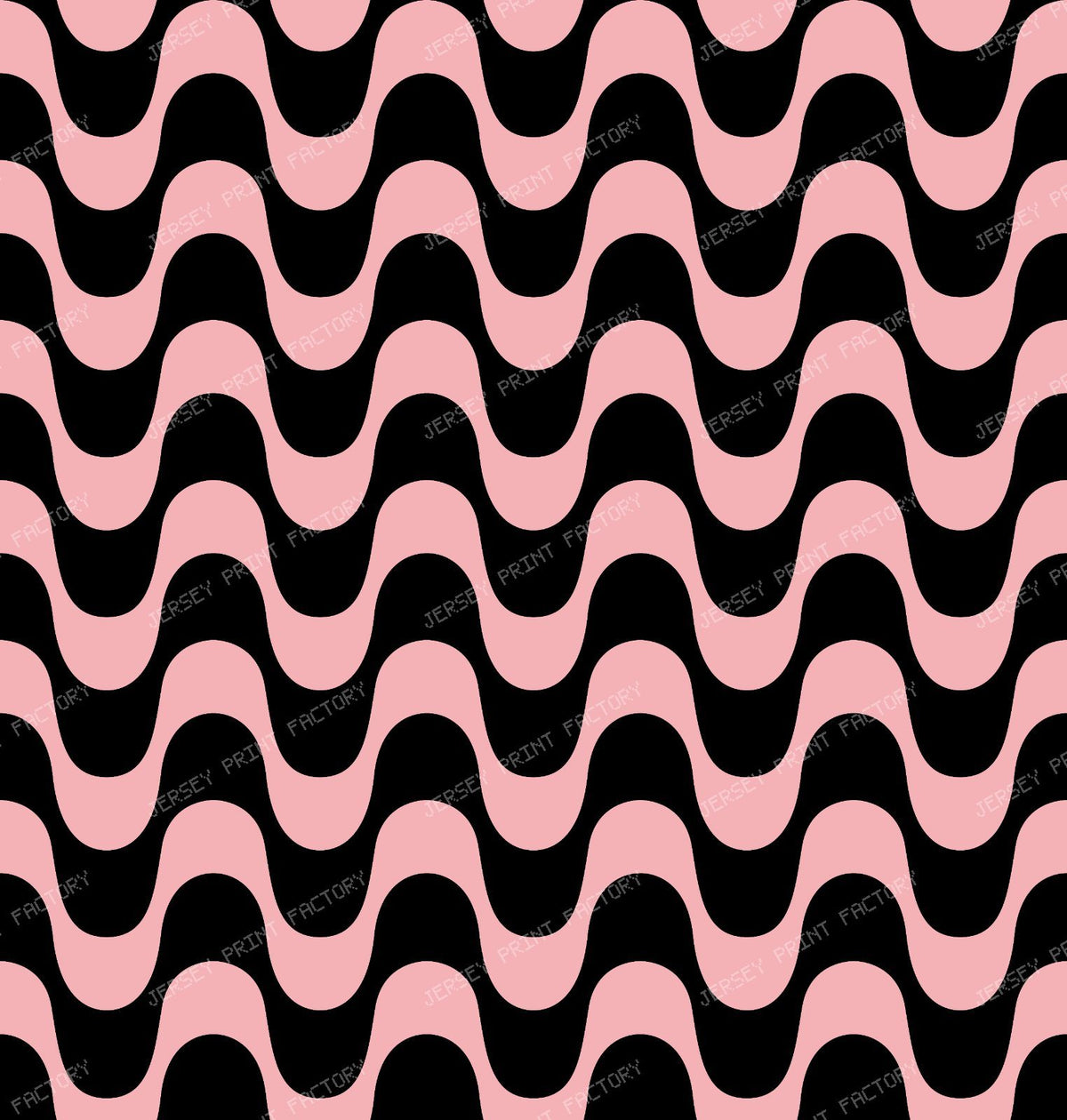 Black and White Copacabana Pattern, Copacabana Sidewalk, Beach Pattern — Pink 2