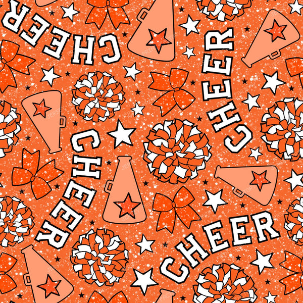 Cheer Cheerleader Orange