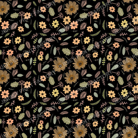 Autumn Botanical Floral Pattern