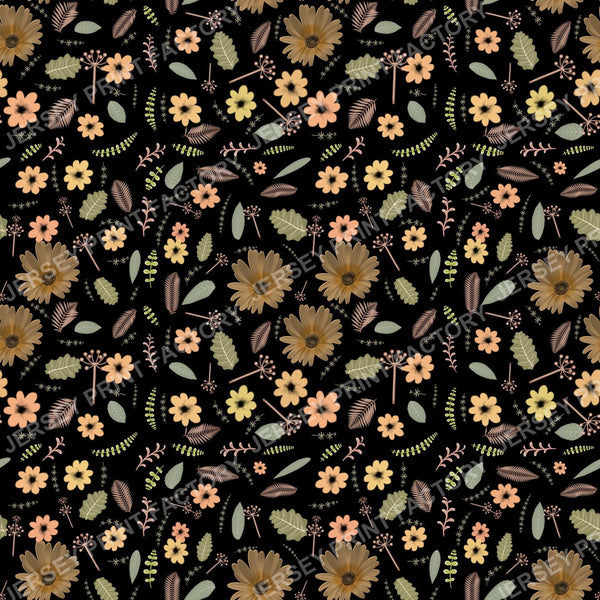 Autumn Botanical Floral Pattern