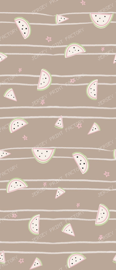 Modern Melon Lines beige