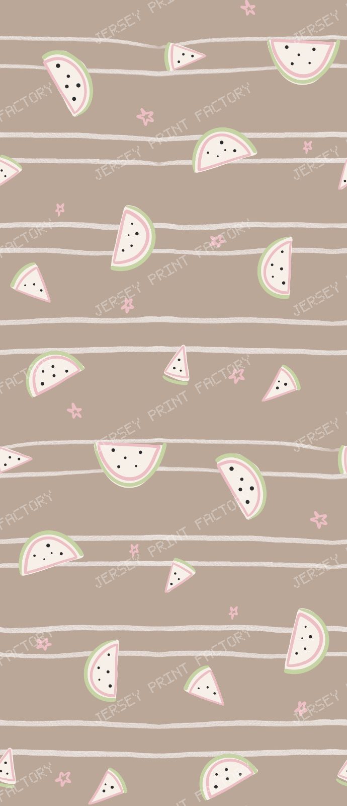 Modern Melon Lines beige