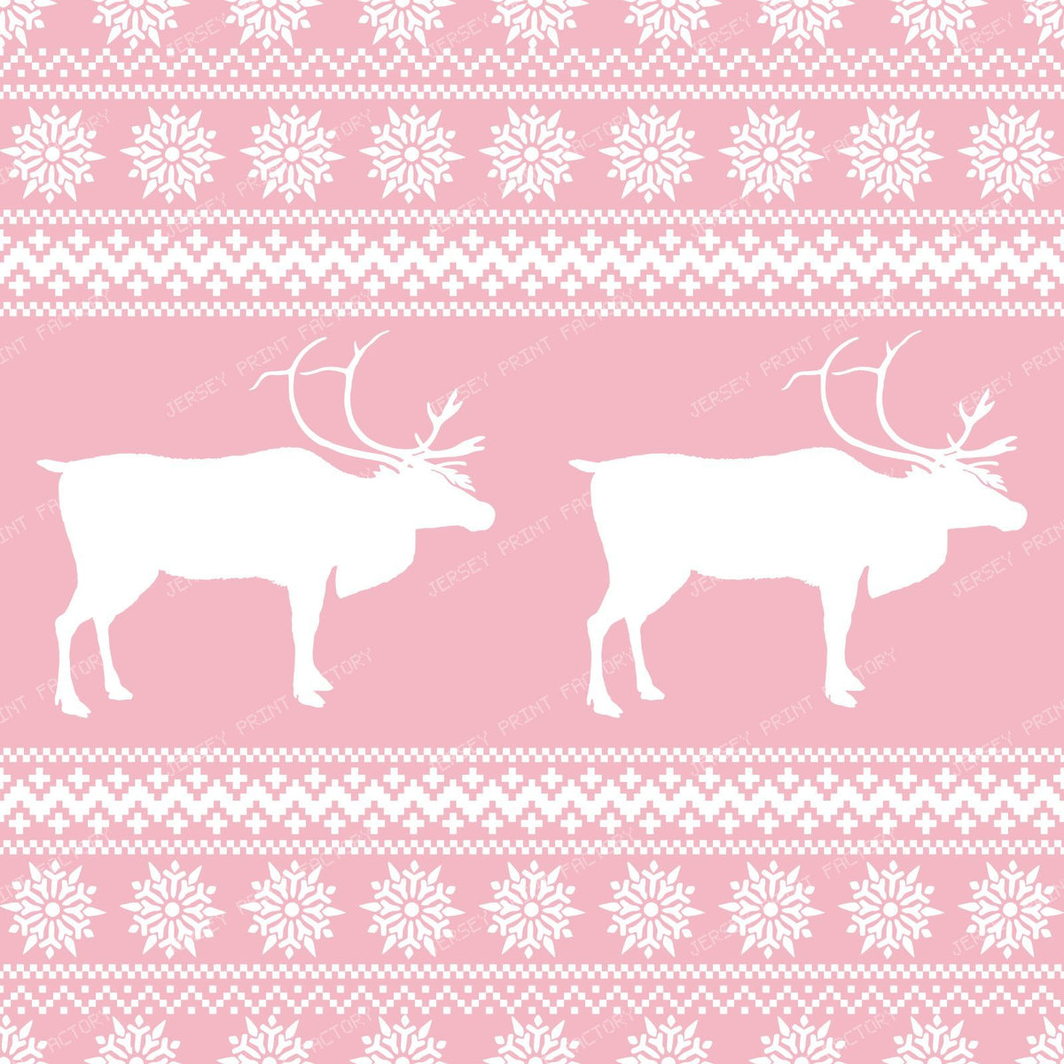 Ugly Christmas Sweater, Snowflakes, Elk, Moose, Pink