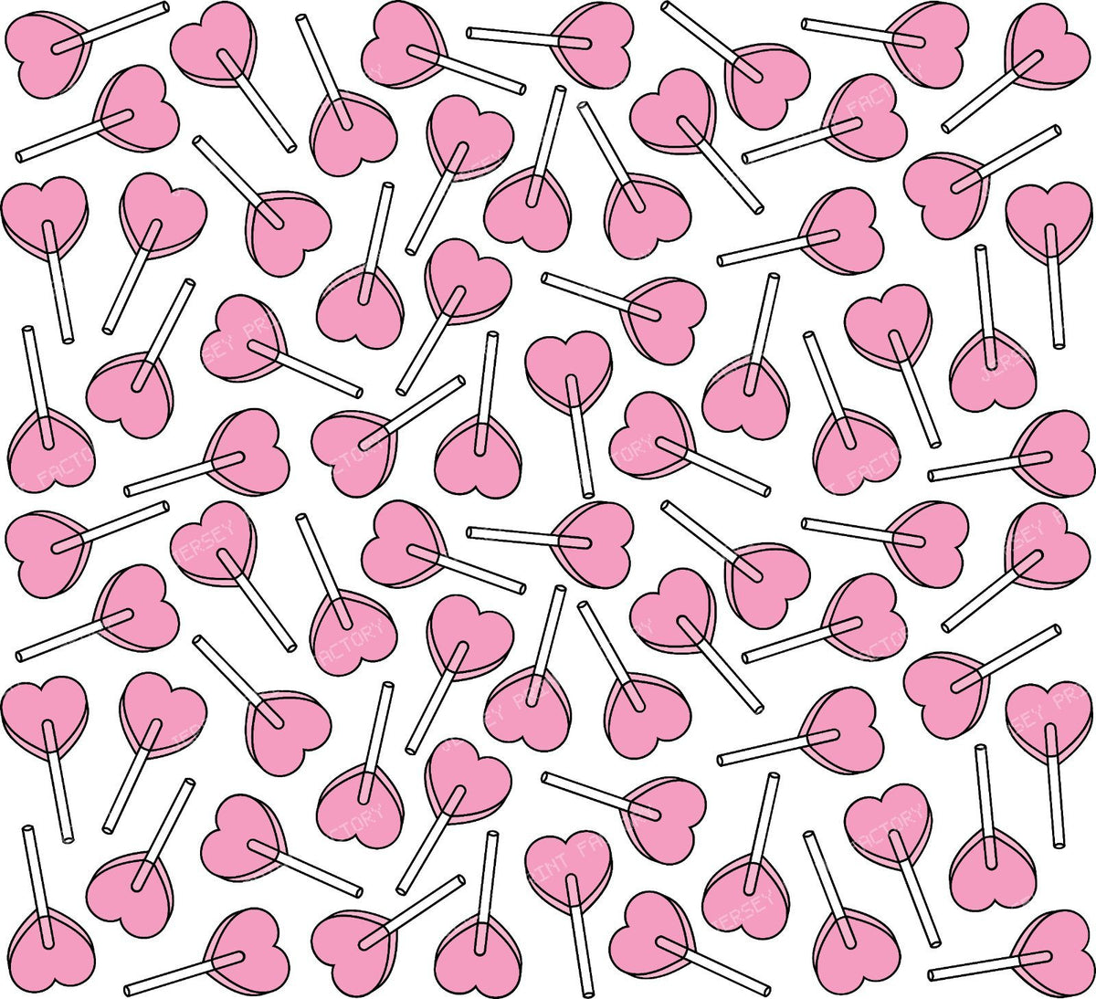 Pink Lollipops, Heart Lollipops, Lollipop Pattern