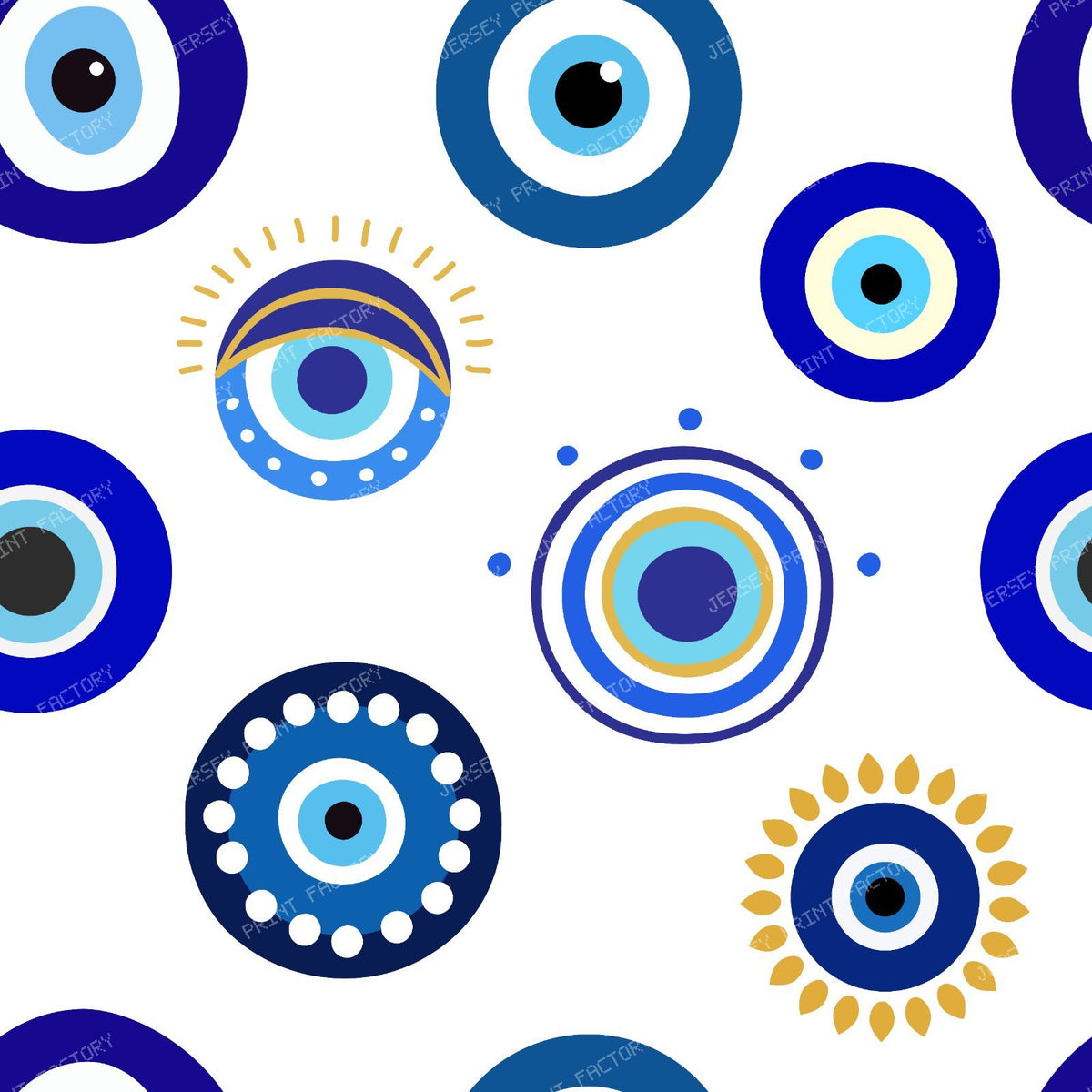 Evil Eye Pattern, Turkish Eye, Nazar, Mati, Mataki, Hamsa