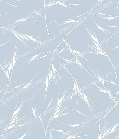 Sway - Soft Neutral Grass Pattern for Calm Modern Spaces - Frost