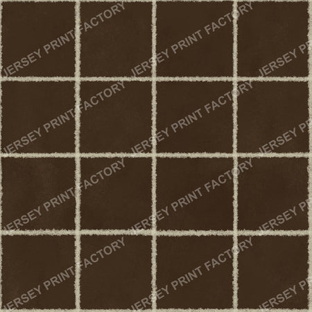 Brown Chalk Grid Lines - Squares, Check