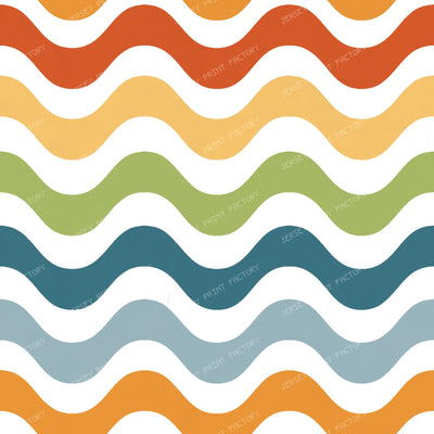 Friendly Halloween Stripe White