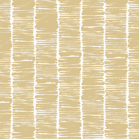 Perry - Vertical Texture Stripes  - Dusky Blue — Mustard Yellow