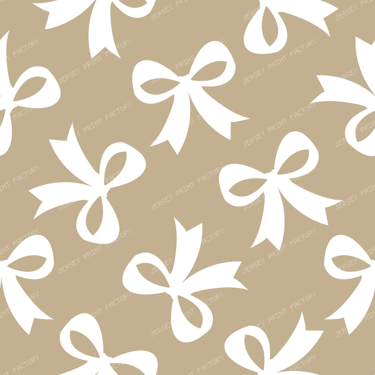 Bow Pattern, Coquette Bow, Ribbon, Cute Bow, White Bow, Black — Beige 1