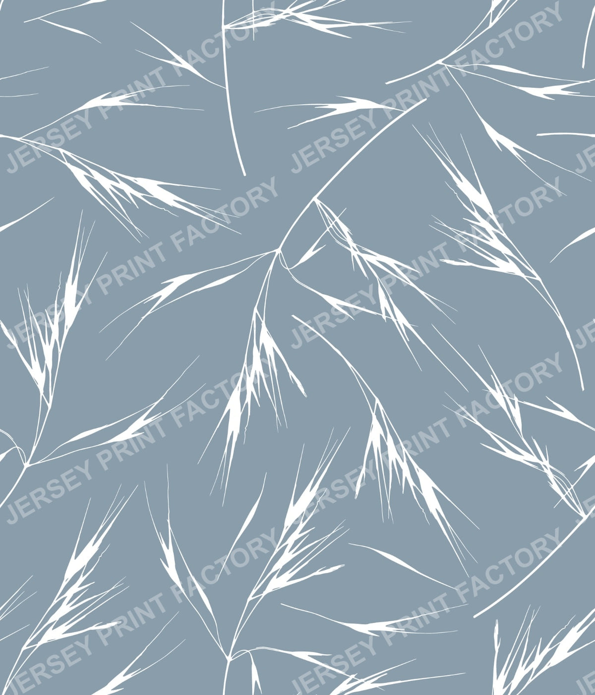 Sway - Soft Neutral Grass Pattern for Calm Modern Spaces - Glacier