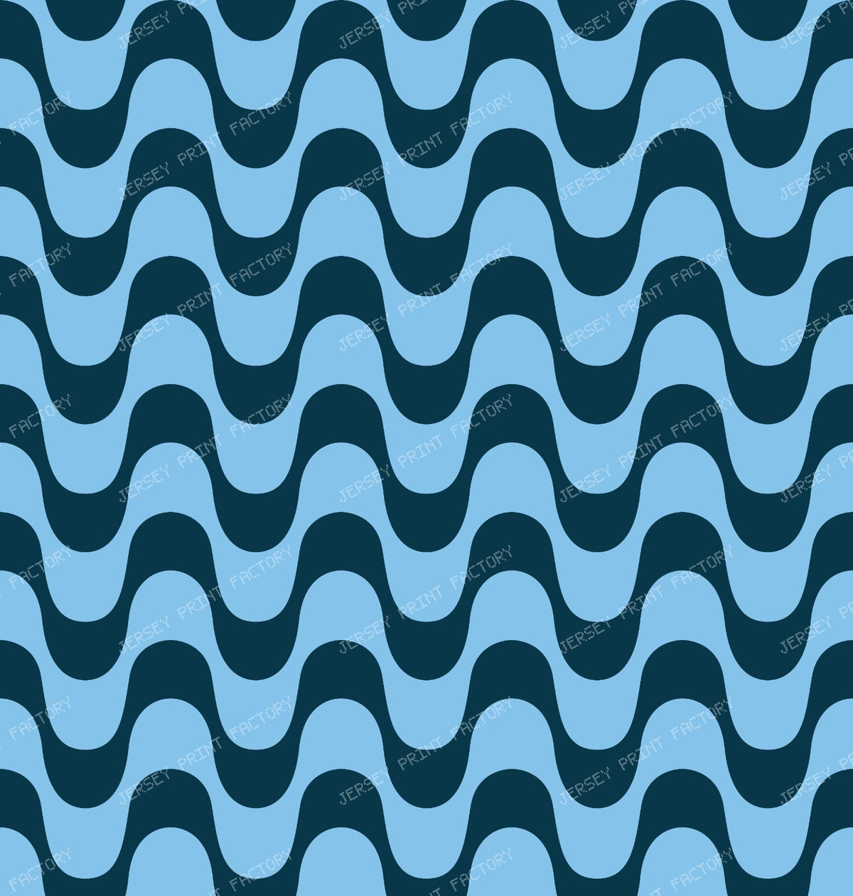 Black and White Copacabana Pattern, Copacabana Sidewalk, Beach Pattern — Blue 2