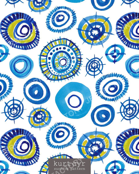 Siciliano - Riccio Di Mare   Jersey Print