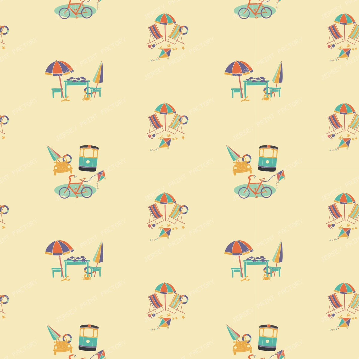 Vintage Alexandria Summer Beach Icon Scenes (M)