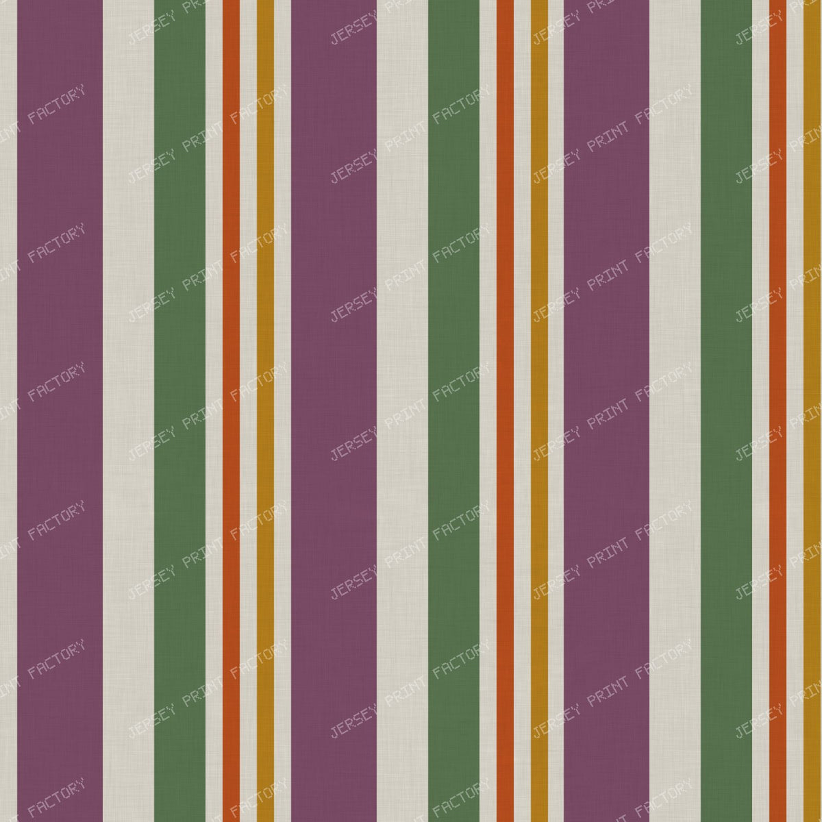 Fall Linen Stripe — Plum Harvest
