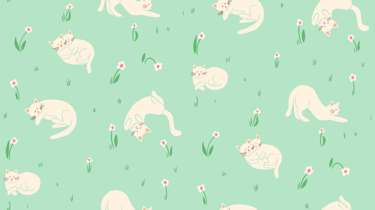 Playful Garden Cats