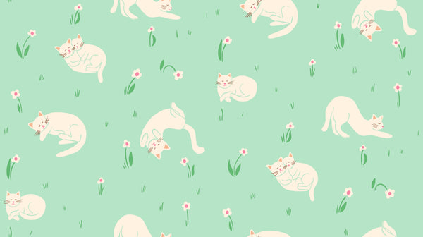Playful Garden Cats