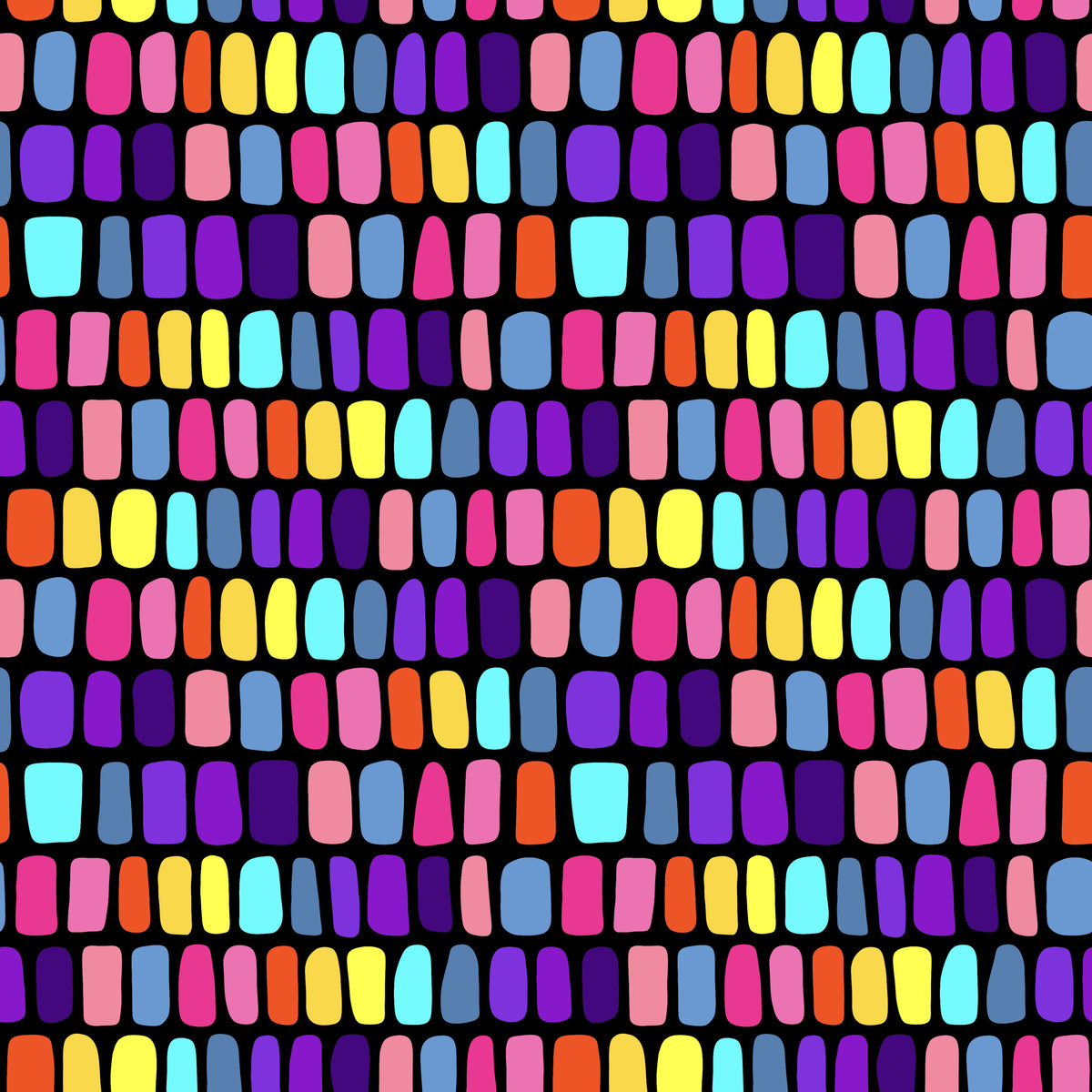 Hand Drawn Rectangles In Eighties Colors