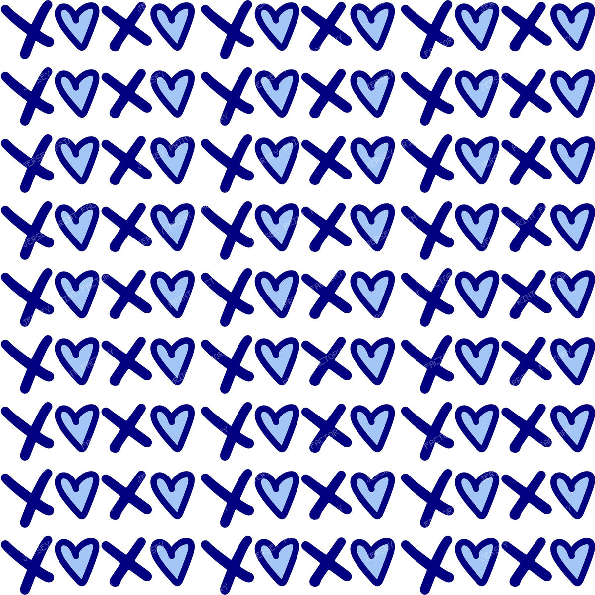 XOXO With Hearts 4