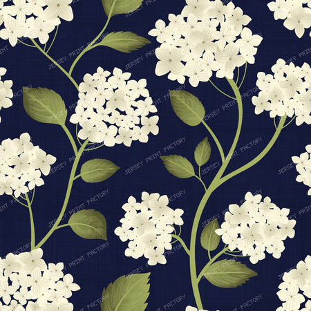 Blue Hydrangea Botanical — Moody blue