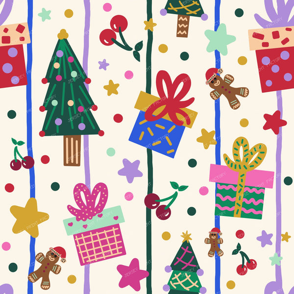 Fun Christmas Collage for Kids - Playful Maximalist Holiday