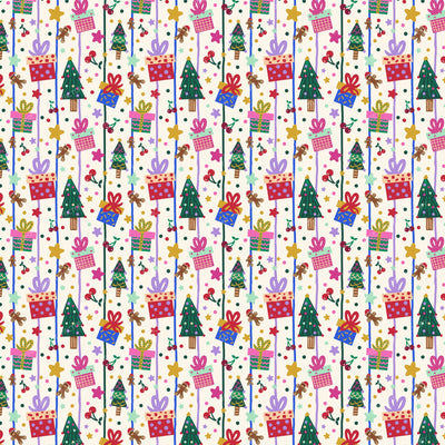 Fun Christmas Collage for Kids - Playful Maximalist Holiday