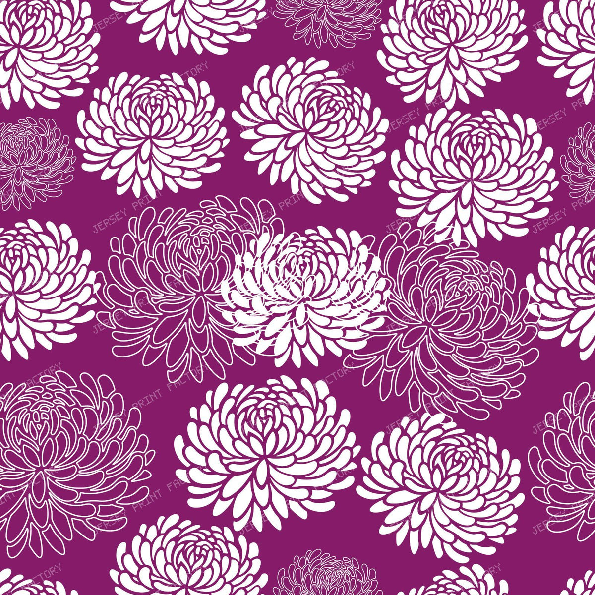 Blue Dahlia, White Dahlia, Pattern Of Flowers — Purple 6