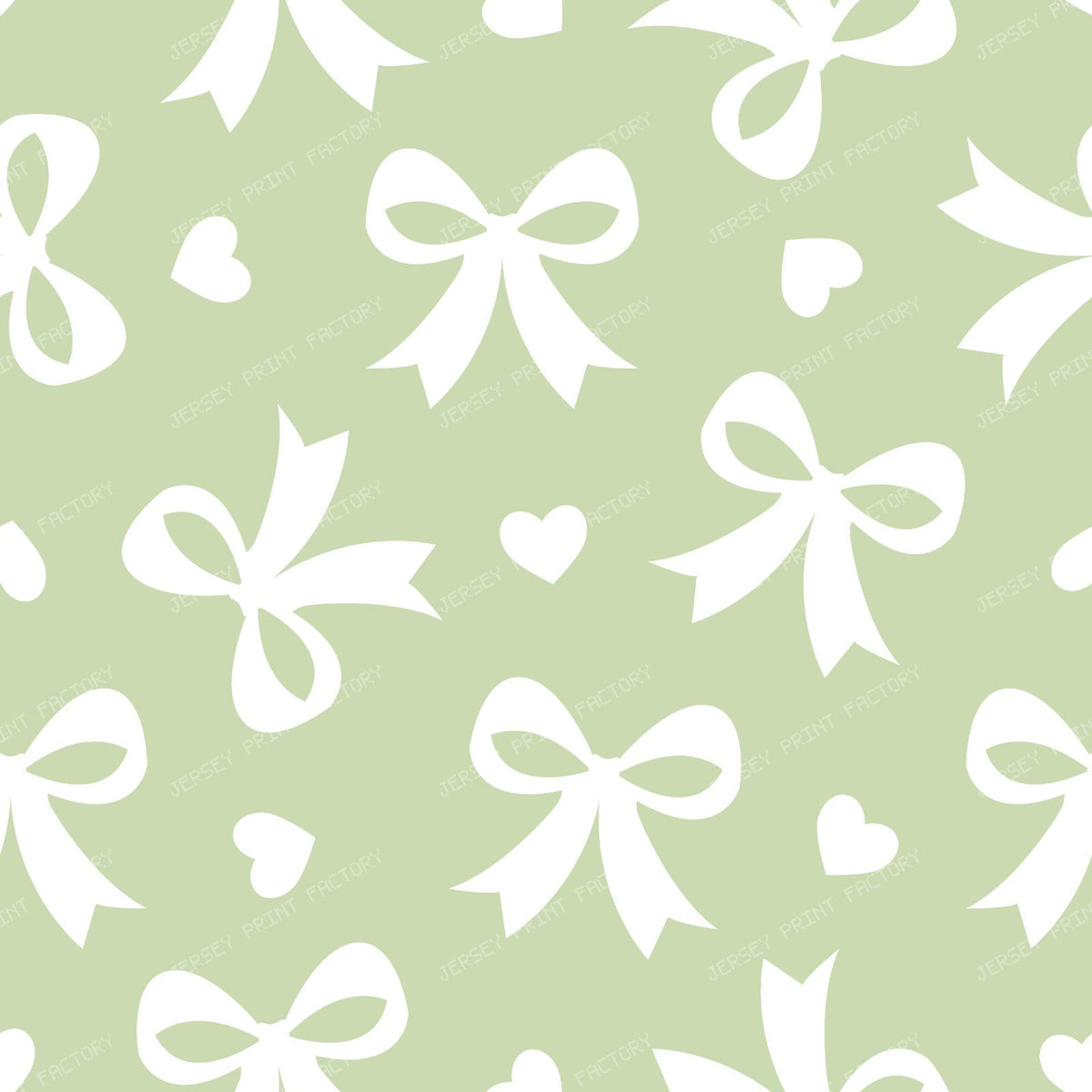 Bow Pattern, Coquette Bow, Ribbon, Cute Bow, White Bow, Hearts, Black — Green 1