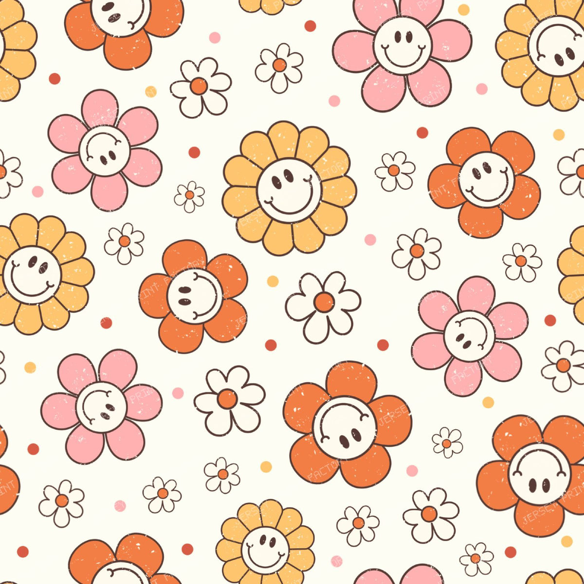 Happy Daisies Ivory