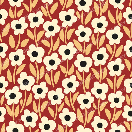 Chalkflower Garden Flame Red & White