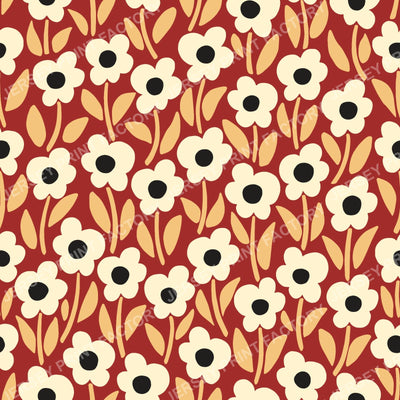 Chalkflower Garden Flame Red & White