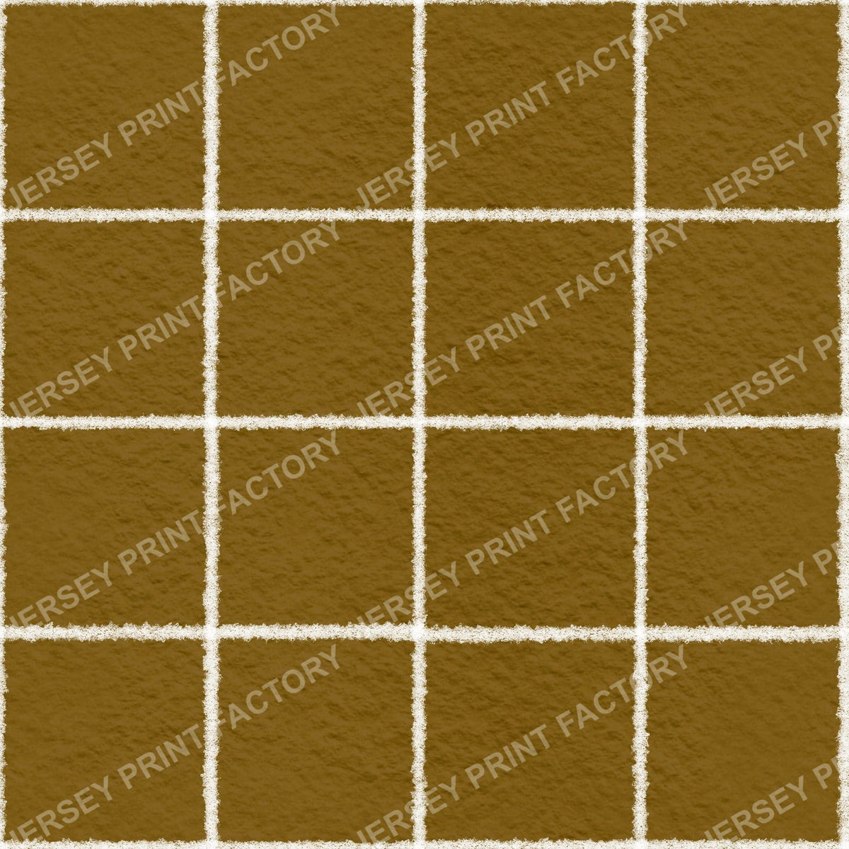 White chalk style grid lines on ochre